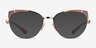 Vogue Eyewear VO4153 Pink Purple Rose Gold MetalEyeglass Frames from EyeBuyDirect, with Tinted Lenses