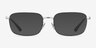 Vogue Eyewear VO4191 Silver Black MetalEyeglass Frames from EyeBuyDirect, with Tinted Lenses