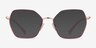 Vogue Eyewear VO4196 Pink MetalEyeglass Frames from EyeBuyDirect, with Tinted Lenses