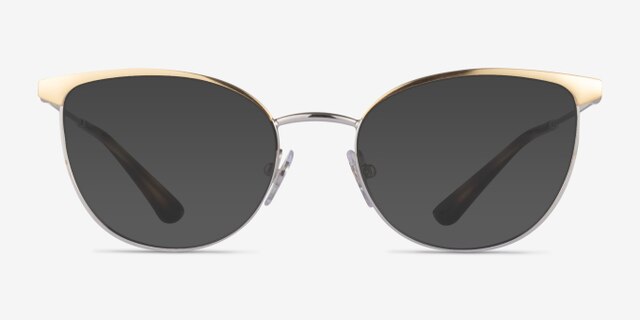 Vogue Eyewear VO4208 Gold Silver MetalEyeglass Frames from EyeBuyDirect, with Tinted Lenses