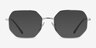 Vogue Eyewear VO4228 Shiny Silver MetalEyeglass Frames from EyeBuyDirect, with Tinted Lenses