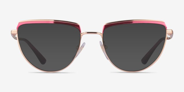 Vogue Eyewear VO4230 Pink Rose Gold MetalEyeglass Frames from EyeBuyDirect, with Tinted Lenses