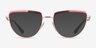 Vogue Eyewear VO4230 Pink Rose Gold MetalEyeglass Frames from EyeBuyDirect, with Tinted Lenses