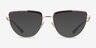 Vogue Eyewear VO4230 Purple MetalEyeglass Frames from EyeBuyDirect, with Tinted Lenses