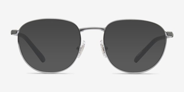 ARNETTE Huancas Matte Silver MetalEyeglass Frames from EyeBuyDirect, with Tinted Lenses