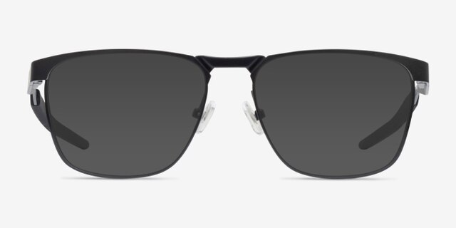 Oakley Flip Kick Matte Black MetalEyeglass Frames from EyeBuyDirect, with Tinted Lenses