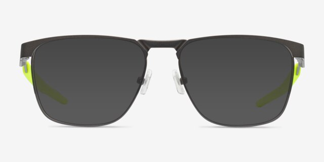 Oakley Flip Kick Gunmetal MetalEyeglass Frames from EyeBuyDirect, with Tinted Lenses
