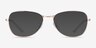 Ray-Ban RB3733V Rose Gold MetalEyeglass Frames from EyeBuyDirect, with Tinted Lenses