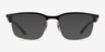Ray-Ban RB6518 Liteforce Black Gold MetalEyeglass Frames from EyeBuyDirect, with Tinted Lenses