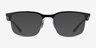 Ray-Ban RB6518 Liteforce Black Silver MetalEyeglass Frames from EyeBuyDirect, with Tinted Lenses