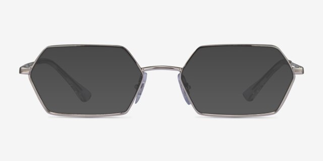 Ray-Ban RB6528 Yevi Silver MetalEyeglass Frames from EyeBuyDirect, with Tinted Lenses