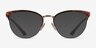Vogue Eyewear VO4304 Tortoise Gold MetalEyeglass Frames from EyeBuyDirect, with Tinted Lenses