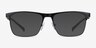 ARNETTE Hackney Matte Black MetalEyeglass Frames from EyeBuyDirect, with Tinted Lenses
