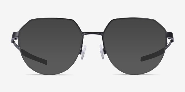 Oakley Inner Foil Satin Black MetalEyeglass Frames from EyeBuyDirect, with Tinted Lenses