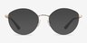 Vogue Eyewear VO4025 Brown Gold MetalEyeglass Frames from EyeBuyDirect, with Tinted Lenses