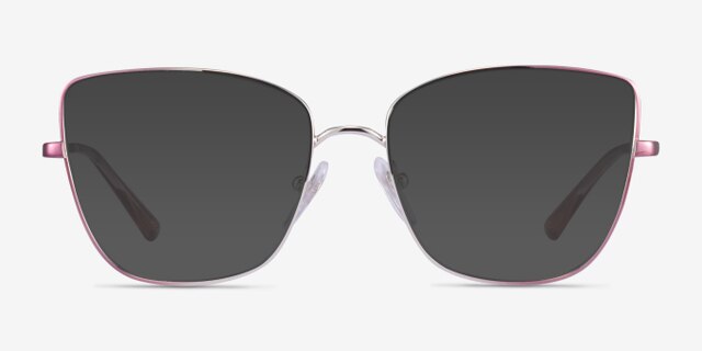 Vogue Eyewear VO4225 Pink Silver MetalEyeglass Frames from EyeBuyDirect, with Tinted Lenses