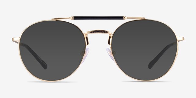 Vogue Eyewear VO4239 Gold Black MetalEyeglass Frames from EyeBuyDirect, with Tinted Lenses