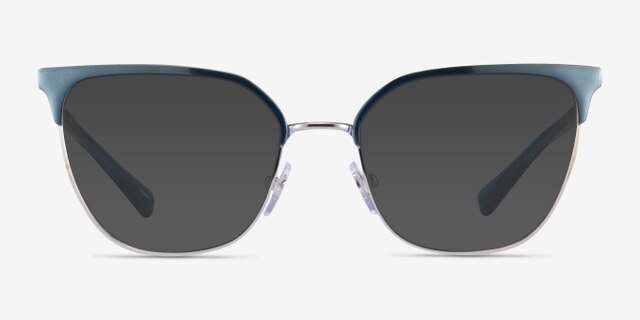 Vogue Eyewear VO4249 Blue Silver MetalEyeglass Frames from EyeBuyDirect, with Tinted Lenses