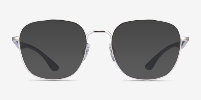 Ray-Ban RB6477 Silver MetalEyeglass Frames from EyeBuyDirect, with Tinted Lenses