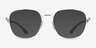 Ray-Ban RB6477 Silver MetalEyeglass Frames from EyeBuyDirect, with Tinted Lenses