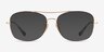 Ray-Ban RB6499 Gold Tortoise MetalEyeglass Frames from EyeBuyDirect, with Tinted Lenses