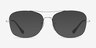 Ray-Ban RB6499 Black Silver MetalEyeglass Frames from EyeBuyDirect, with Tinted Lenses