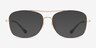Ray-Ban RB6499 Tortoise Gold MetalEyeglass Frames from EyeBuyDirect, with Tinted Lenses