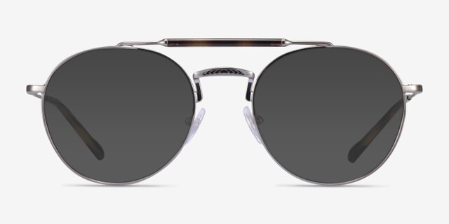 Vogue Eyewear VO4239 Silver Tortoise MetalEyeglass Frames from EyeBuyDirect, with Tinted Lenses
