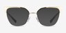 Vogue Eyewear VO4249 Gold Silver MetalEyeglass Frames from EyeBuyDirect, with Tinted Lenses