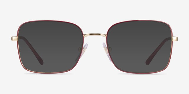 Vogue Eyewear VO4252 Red Gold MetalEyeglass Frames from EyeBuyDirect, with Tinted Lenses