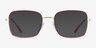 Vogue Eyewear VO4252 Red Gold MetalEyeglass Frames from EyeBuyDirect, with Tinted Lenses