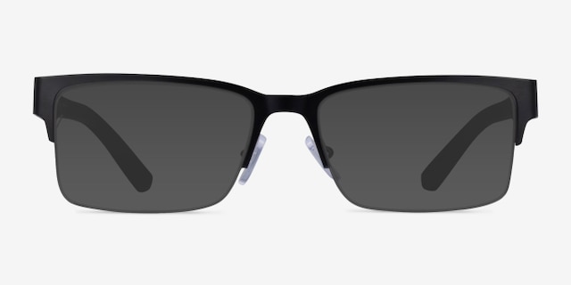Armani Exchange AX1014 Matte Black MetalEyeglass Frames from EyeBuyDirect, with Tinted Lenses