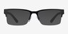 Armani Exchange AX1014 Matte Black MetalEyeglass Frames from EyeBuyDirect, with Tinted Lenses