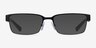 Armani Exchange AX1017 Shiny Black MetalEyeglass Frames from EyeBuyDirect, with Tinted Lenses