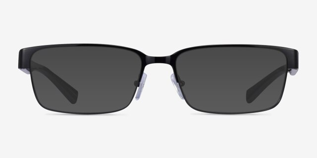 Armani Exchange AX1017 Black MetalEyeglass Frames from EyeBuyDirect, with Tinted Lenses