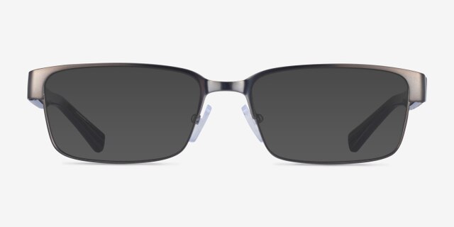 Armani Exchange AX1017 Matte Gunmetal MetalEyeglass Frames from EyeBuyDirect, with Tinted Lenses