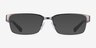 Armani Exchange AX1017 Matte Gunmetal MetalEyeglass Frames from EyeBuyDirect, with Tinted Lenses