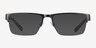 Armani Exchange AX1018 Matte Gunmetal MetalEyeglass Frames from EyeBuyDirect, with Tinted Lenses