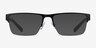 Armani Exchange AX1018 Matte Black MetalEyeglass Frames from EyeBuyDirect, with Tinted Lenses