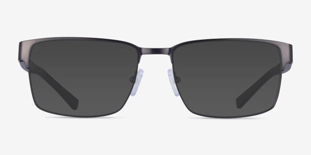 Armani Exchange AX1019 Matte Gunmetal MetalEyeglass Frames from EyeBuyDirect, with Tinted Lenses