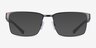 Armani Exchange AX1019 Matte Gunmetal MetalEyeglass Frames from EyeBuyDirect, with Tinted Lenses