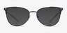 Armani Exchange AX1034 Shiny Black MetalEyeglass Frames from EyeBuyDirect, with Tinted Lenses