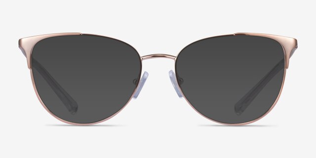 Armani Exchange AX1034 Shiny Rose Gold MetalEyeglass Frames from EyeBuyDirect, with Tinted Lenses