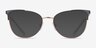 Armani Exchange AX1034 Rose Gold Black MetalEyeglass Frames from EyeBuyDirect, with Tinted Lenses