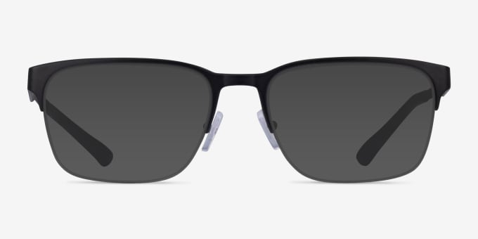 Armani Exchange AX1060 - Square Matte Black Frame Eyeglasses