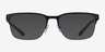 Armani Exchange AX1060 Matte Black MétalMontures de lunettes de vue d'EyeBuyDirect, Avec des Verres Teintés