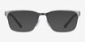 Armani Exchange AX1060 Matte Gunmetal MetalEyeglass Frames from EyeBuyDirect, with Tinted Lenses