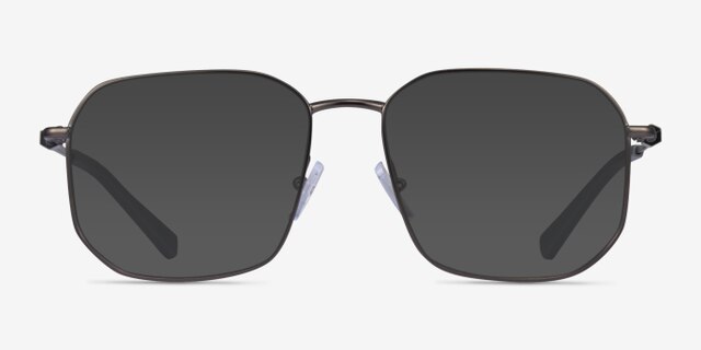 Armani Exchange AX1066 Matte Gunmetal MetalEyeglass Frames from EyeBuyDirect, with Tinted Lenses