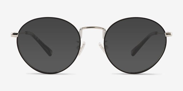 Coach HC5120 Black Silver MetalEyeglass Frames from EyeBuyDirect, with Tinted Lenses