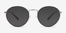 Coach HC5120 Black Silver MetalEyeglass Frames from EyeBuyDirect, with Tinted Lenses